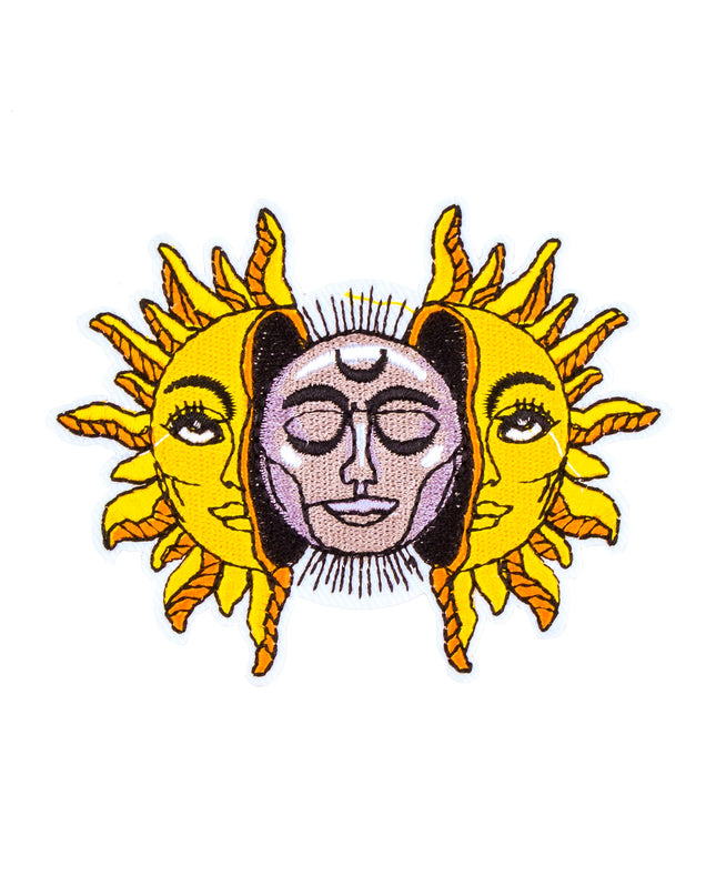 Iron-On Patch - Sun and Moon