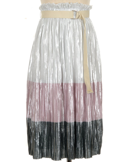 Chrome Skirt - Pink