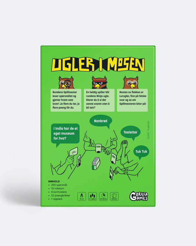 Eulen im Sumpf – Brettspiel – Ostergeschenk