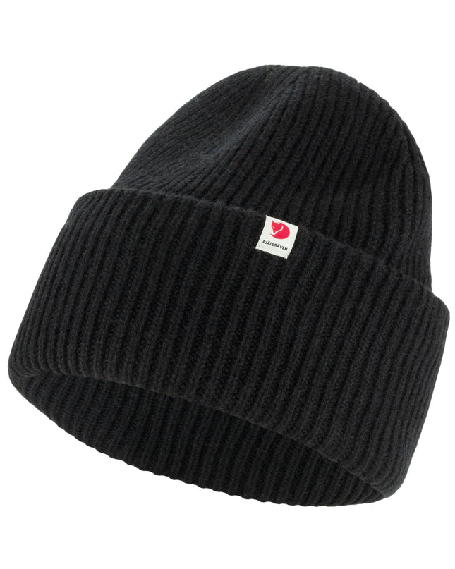 Fjällräven Heavy Beanie – Klassisches Schwarz