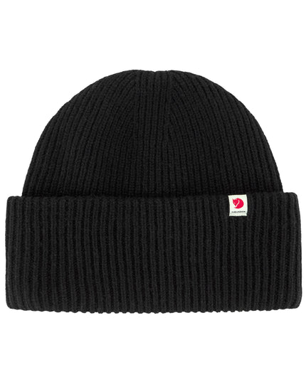 Fjällräven Heavy Beanie – Klassisches Schwarz