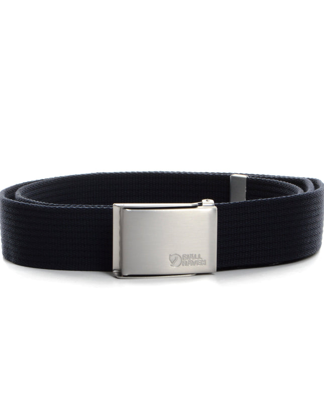 Fjallraven Canvas Belt - Dark Navy | Handle: fjallraven-merano-belt-dark-navy