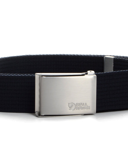 Fjallraven Canvas Belt - Dark Navy | Handle: fjallraven-merano-belt-dark-navy
