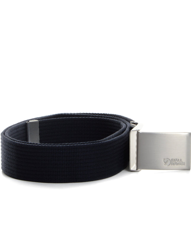 Fjallraven Canvas Belt - Dark Navy | Handle: fjallraven-merano-belt-dark-navy