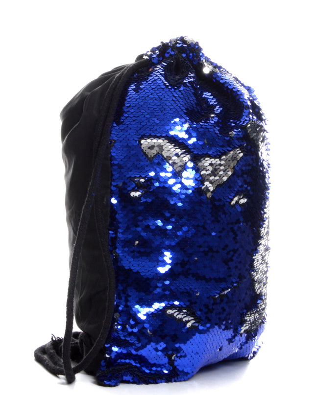 Glitzernde Sporttasche – Blau