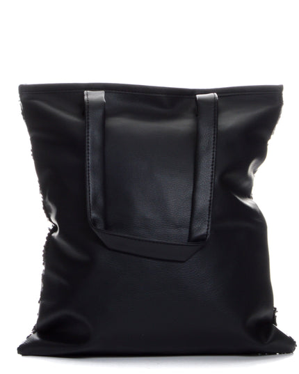 Black Christmas Tote Bag