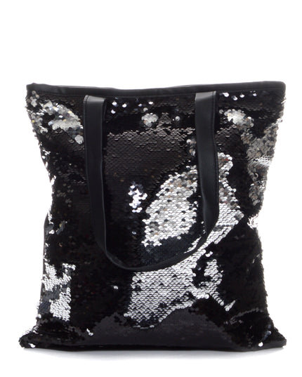 Black Christmas Tote Bag