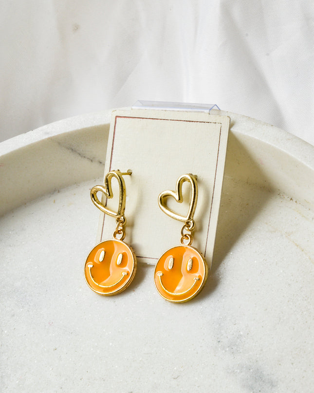 Smiley-Gesicht-Ohrringe