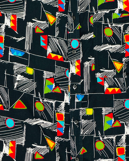 Vintage-Hemd mit Grafikprint und Knopfleiste – Weihnachtspullover-Kollektion