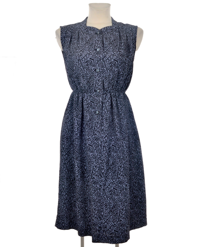 Vintage-Kleid – Tribal-Design