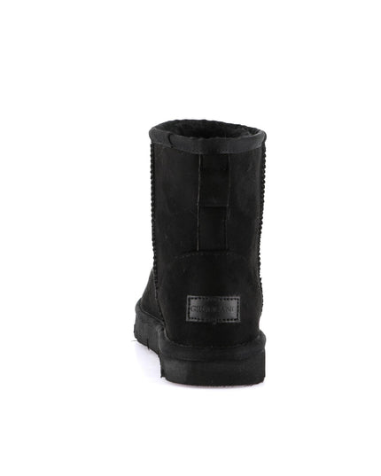 Grünland Women's Short Boots - Nero | Festive Style and Warmth