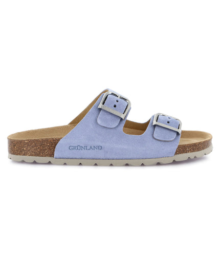 Grünland Jeans Damen-Slipper mit Doppelriemen