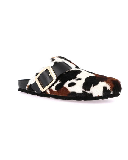 Grünland Damen-Clogs – Marrone Multi | Bequemer Weihnachtsstil