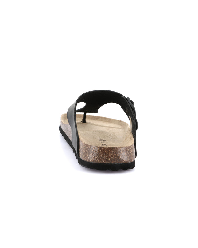 Grünland Schwarze Flip-Flops für Herren