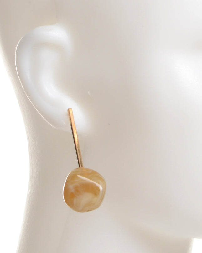 Harzohrringe – Braun für Weihnachten