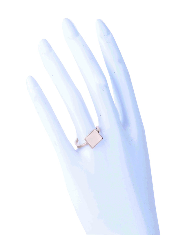 Square Filigree Ring