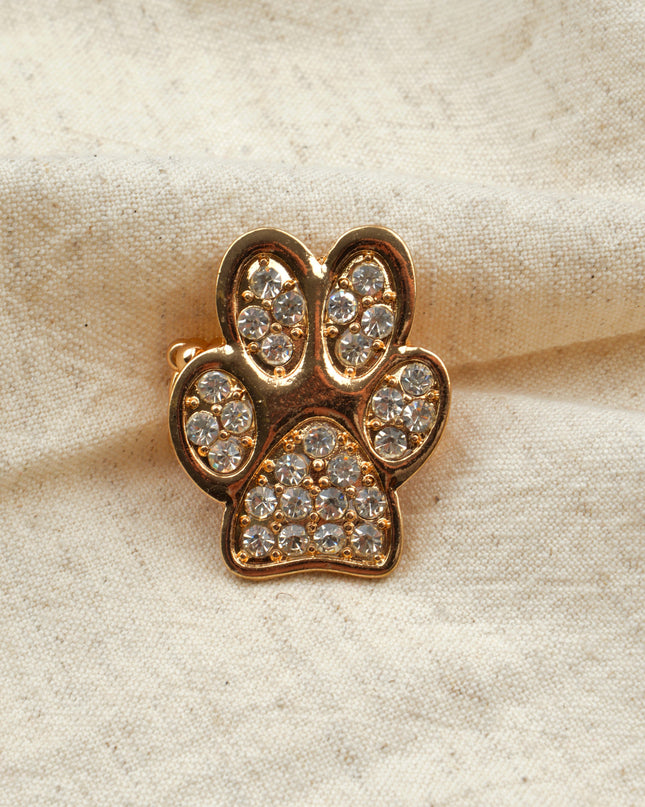 Ring – Edelstein-Pfotenabdruck