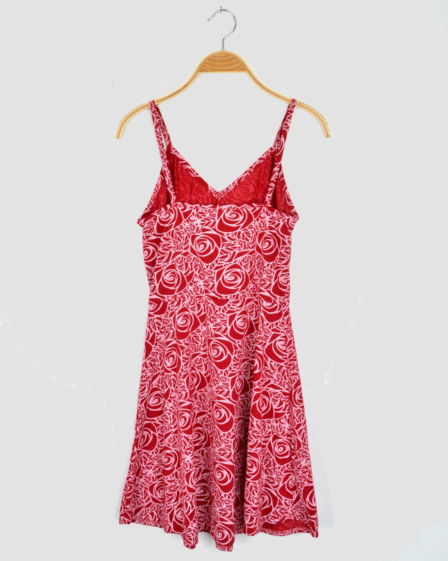 Red Rose Onion Dress