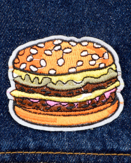 Iron-On Patch - Hamburger