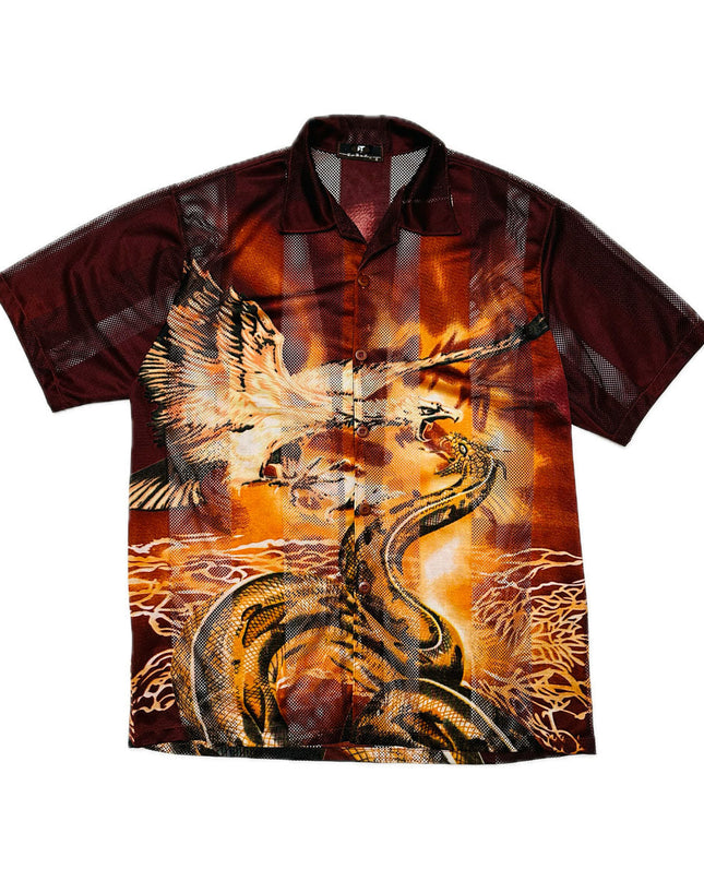 Vintage-Hemd im Kampfstil