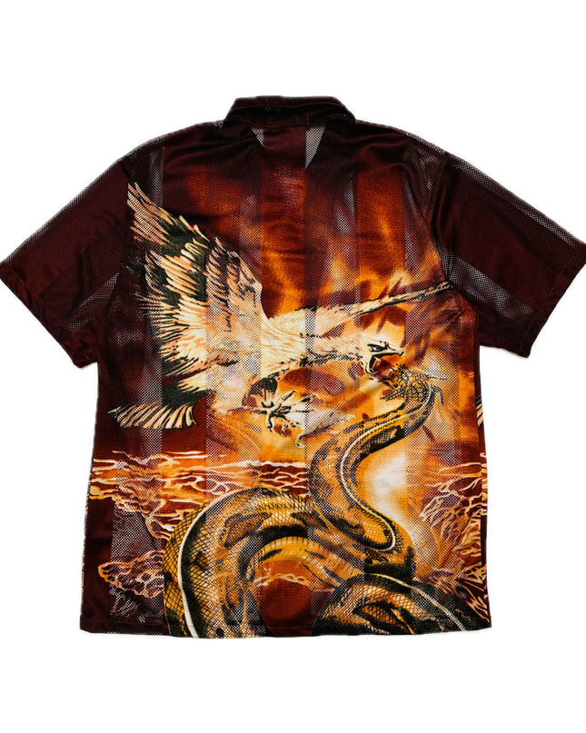 Vintage-Hemd im Kampfstil