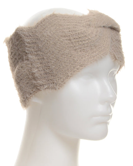 Beige Wavy Headband