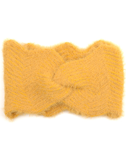 Mustard Wavy Headband | Christmas Collection