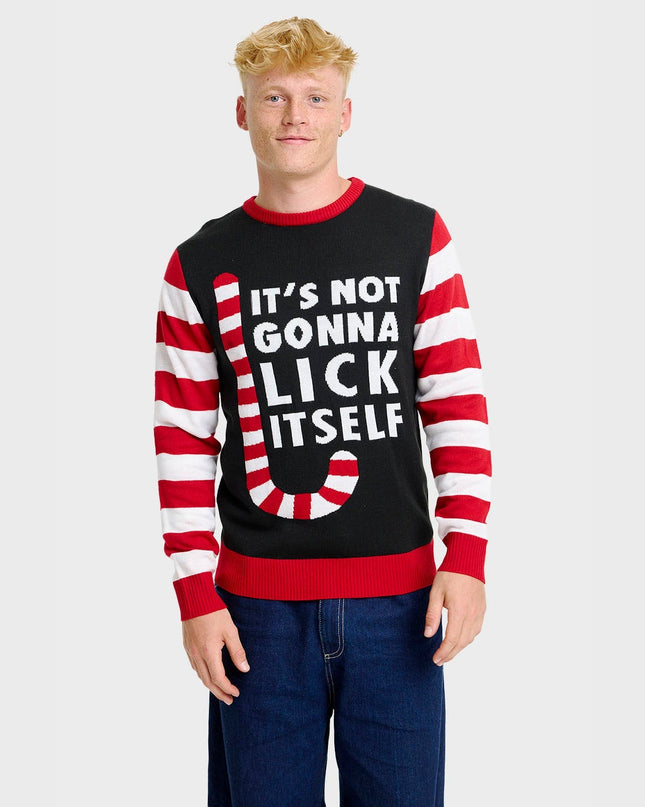 Candy Cane Christmas Sweater for Men