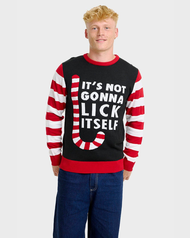 Candy Cane Christmas Sweater for Men
