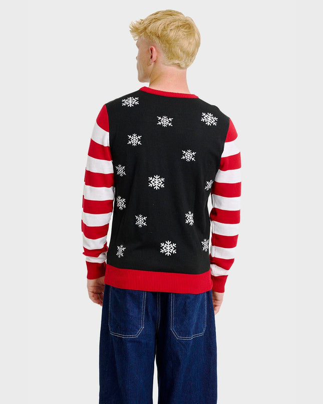 Candy Cane Christmas Sweater for Men