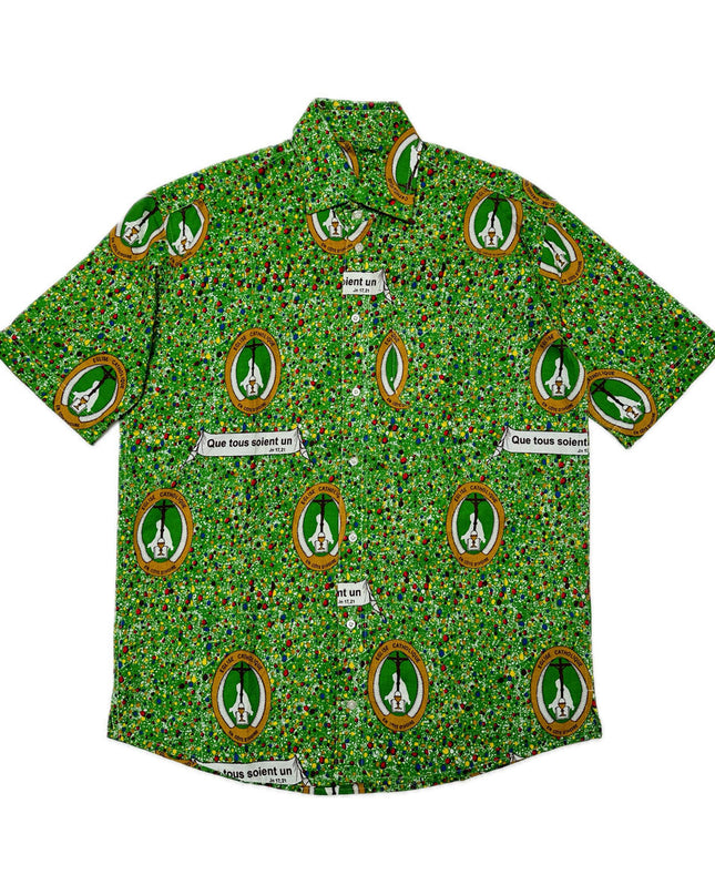 Vintage-Hemd – Eglise Catholique | Klassischer Weihnachtspullover