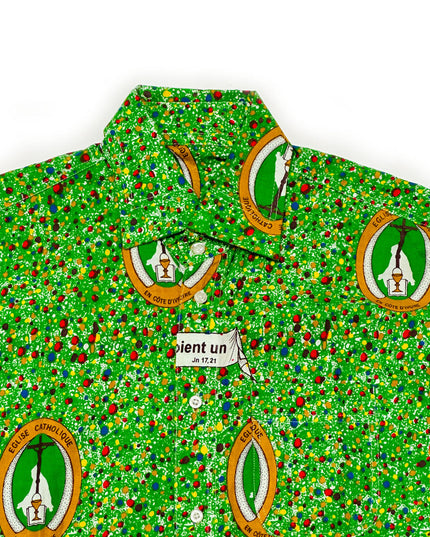 Vintage-Hemd – Eglise Catholique | Klassischer Weihnachtspullover