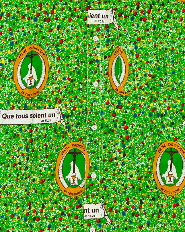 Vintage-Hemd – Eglise Catholique | Klassischer Weihnachtspullover