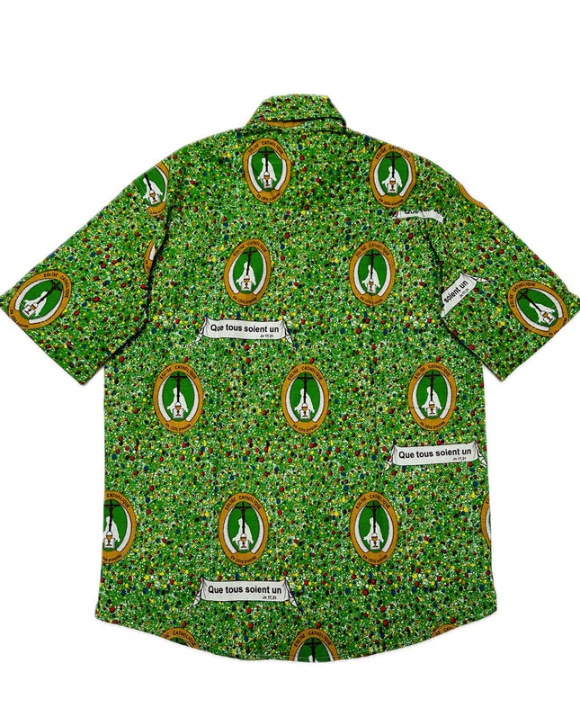 Vintage-Hemd – Eglise Catholique | Klassischer Weihnachtspullover