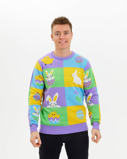 Patchwork Easter Sweater - Women's Edition