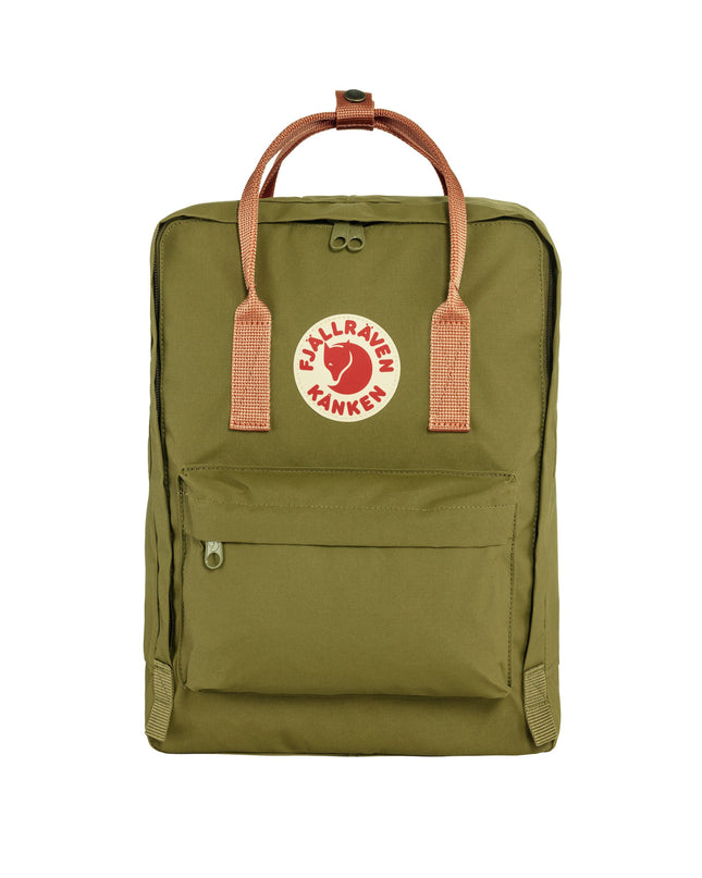 Fjällräven Kånken Rucksack | Laubgrün &amp; Pfirsichsand