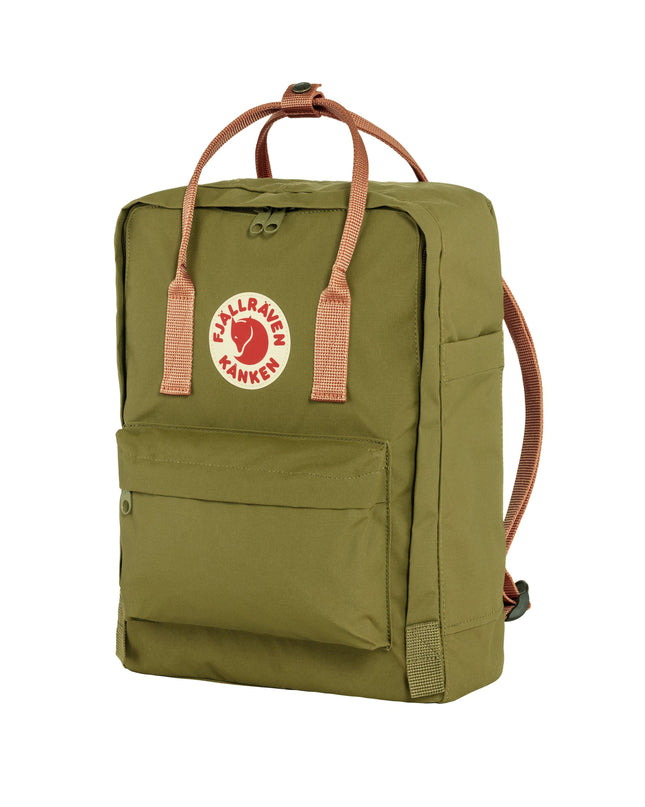 Fjällräven Kånken Rucksack | Laubgrün &amp; Pfirsichsand