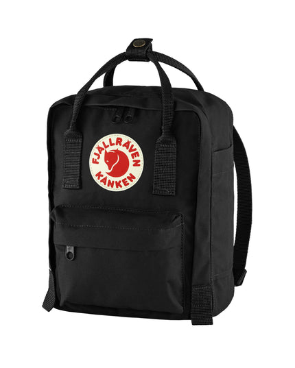 Fjällräven Kånken Mini | Klassischer kleiner Rucksack in Schwarz