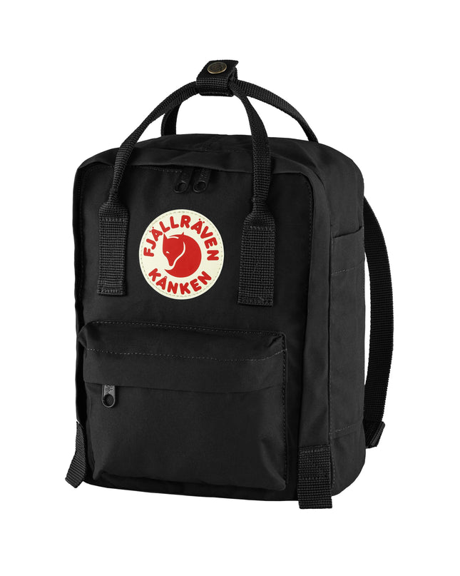 Fjällräven Kånken Mini | Klassischer kleiner Rucksack in Schwarz