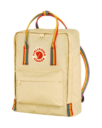 Fjällräven Kånken – Light Oak Rainbow | Stilvoller Rucksack