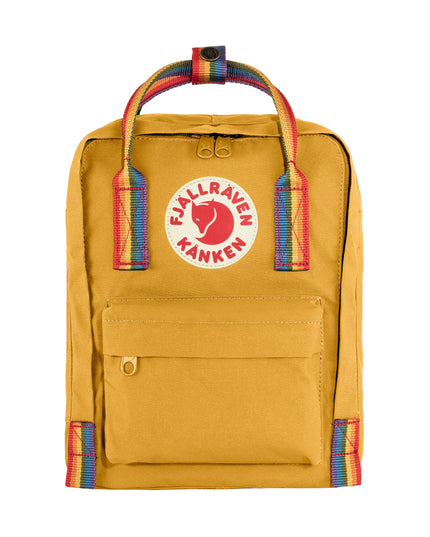 Fjällräven Kånken Mini – Ocker Regenbogen | Niedlicher Mini-Rucksack