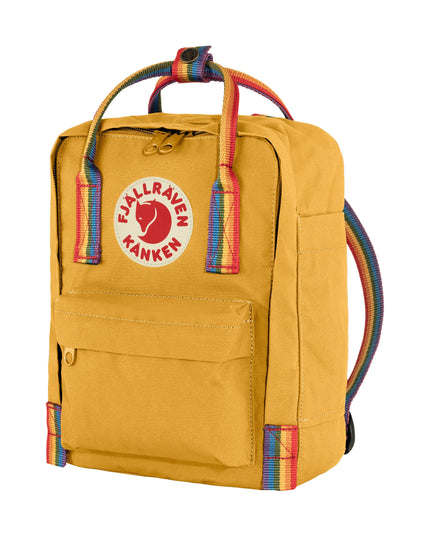 Fjällräven Kånken Mini – Ocker Regenbogen | Niedlicher Mini-Rucksack