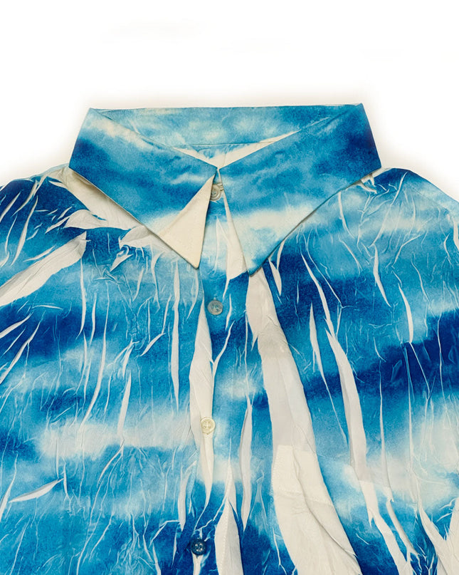 Vintage-Hemd – Knitter-Batik