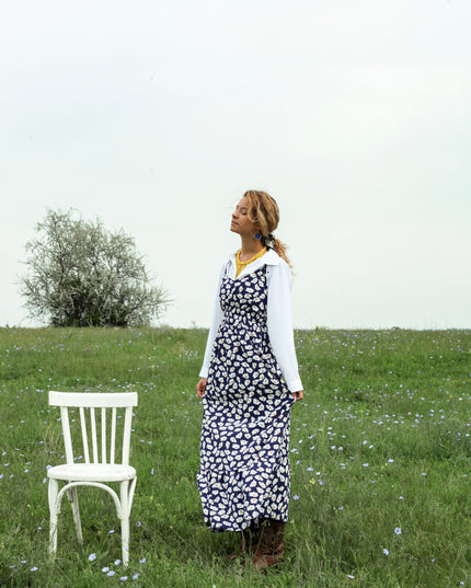 Maxikleid - Daisy | Blau