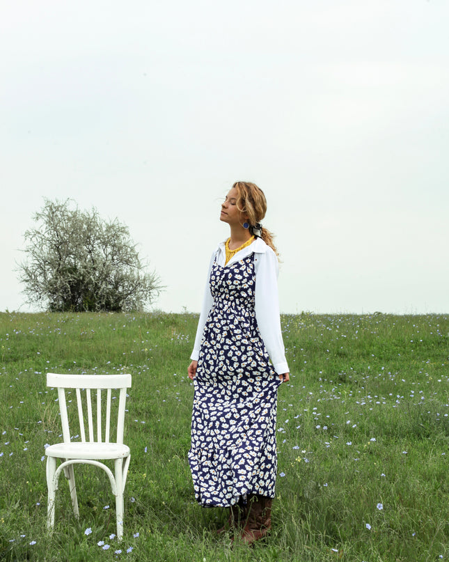 Maxikleid - Daisy | Blau
