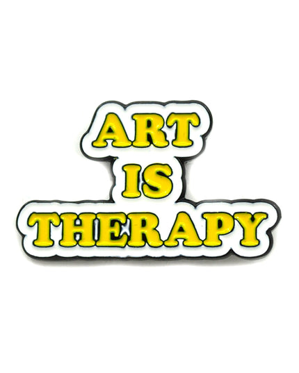 Badge - Art is Therapy | Accessories