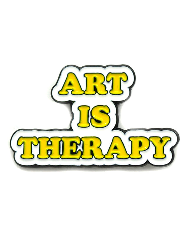 Badge - Art is Therapy | Accessories