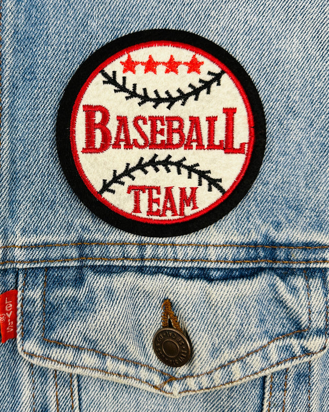 Baseball Theme Design Patch