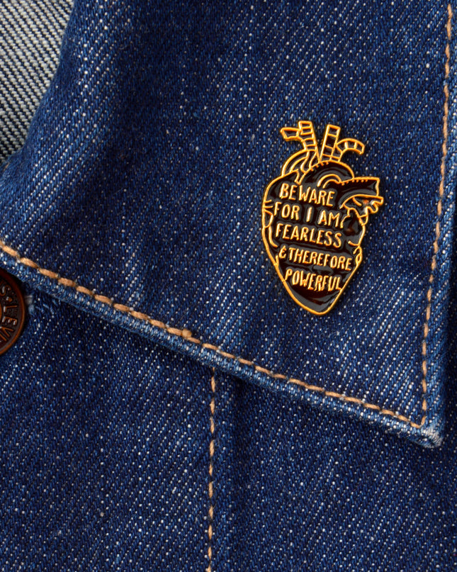 Beware Heart Hair Clip - Perfect Valentine's Gift