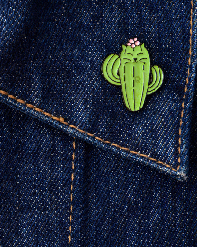 Badge - Cat Cactus